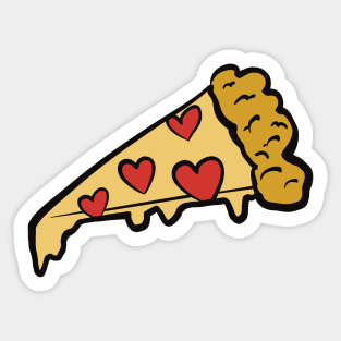 Pepperoni Heart Pizza Sticker
